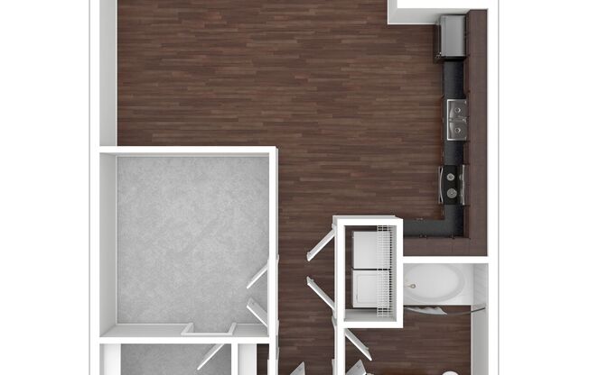 1 bed, 1 bath, 680 sqft, $1,235