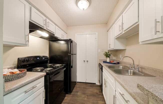 Model Kitchen at Vista Crossing Apartments in San Antonio, TX