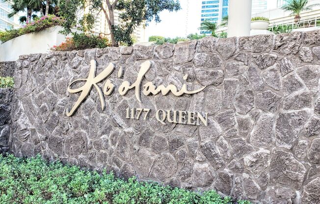 Koolani Kakaako Fully Furnished 2 Bedroom 2 Bathroom 2 Parking Executive Condominium with Ocean and Sunset Views