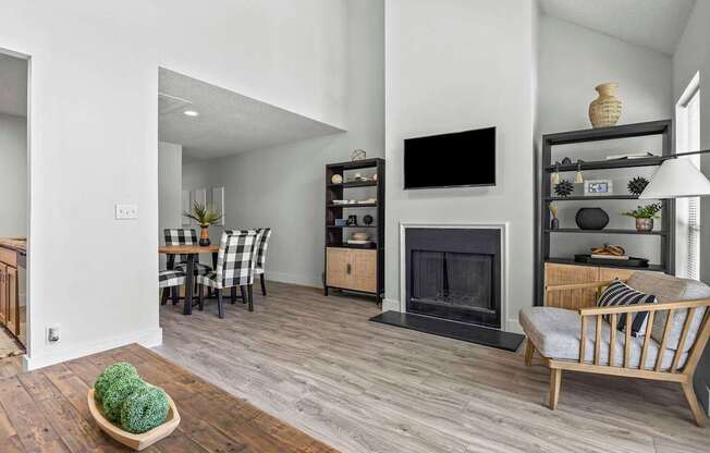 Fireplace Sitting at Pointe Royal, Overland Park, KS, 66213