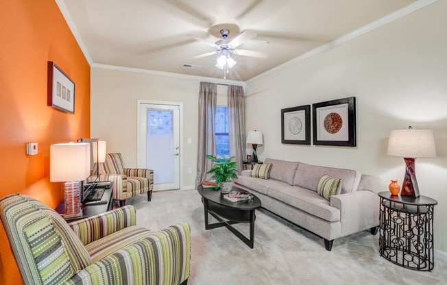 Spacious Living Area at Patriot Park Apartment Homes in Fayetteville, NC,28311