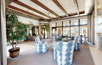 Experience relaxation and style in this elegantly designed lounge area.