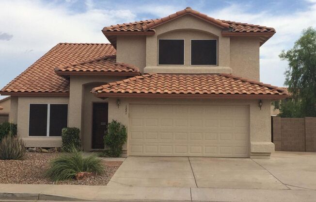 Pecos and Alma School. 4 bedroom, 2.5 bath, 2 story, 2018 square feet