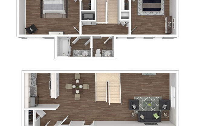 2 beds, 1.5 baths, 1,097 sqft, $1,595