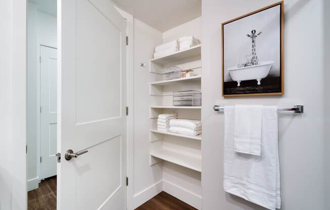 The Stack - Sugarhouse Apartments Bathroom Closet