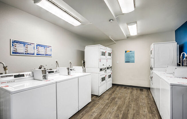 The Island Apartments laundry facilities