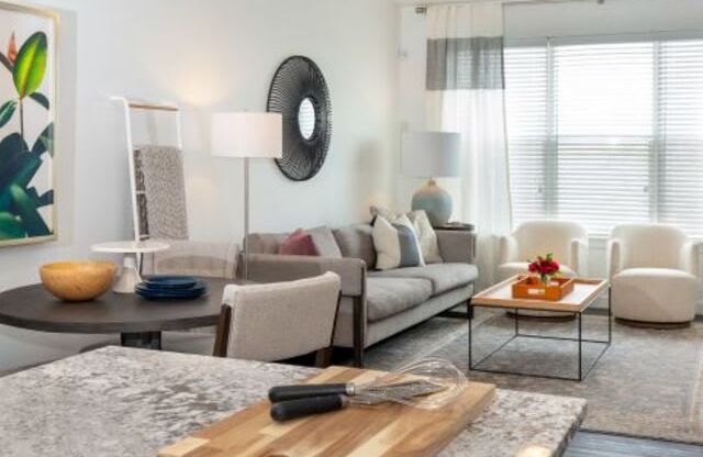 Living Room view from kitchen at Parc View Apartments & Townhomes, Midvale