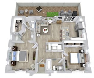 2 beds, 2 baths, 984 sqft, $1,994