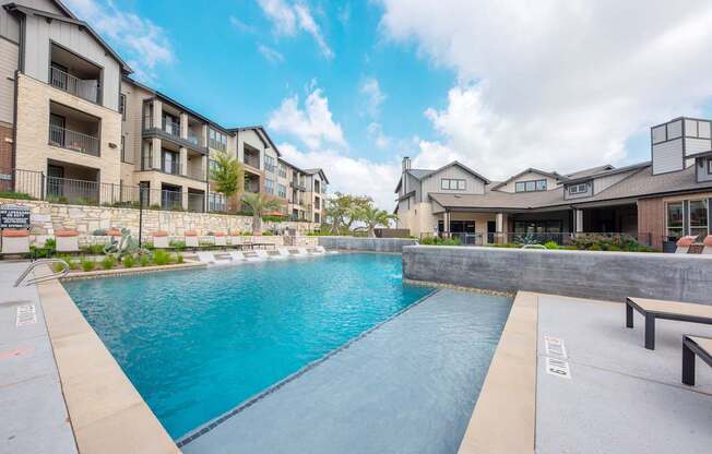 Cool Blue Swimming Pool at Fifty02 Westover Hills, San Antonio, TX, Texas, 78251