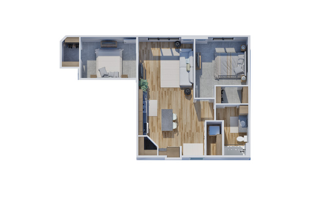 2 beds, 1 bath, 935 sqft, $1,450, Unit 216