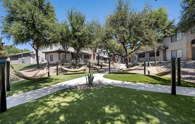 Green Space Walking Trail at Lazo Apartment Homes, Chandler, AZ