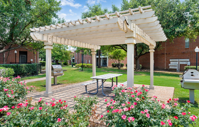 Picnic area and grilling stations