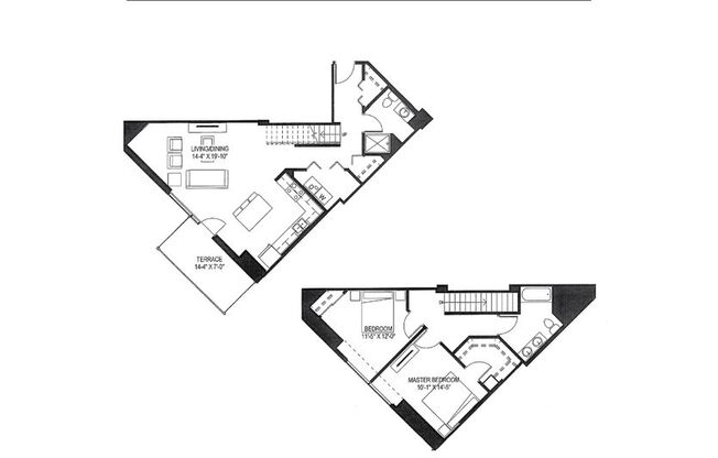 2 beds, 2 baths, 1,434 sqft, $2,299, Unit 111