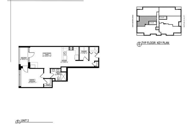 1 bed, 1 bath, 789 sqft, $2,395, Unit 402