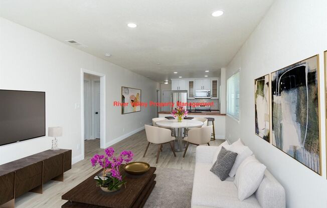 Available Now! Adorable remodeled Cottage, 3+2, CHA, Garage, fenced yard, close to Christian Brothers High School