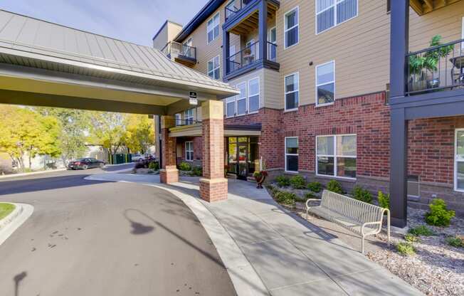 Entrance at The Legends at Silver Lake Village 55+ Apartments, St. Anthony, MN