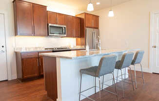 Eat-In Kitchen Design at Cedar Place Apartments, Cedarburg, WI, 53012