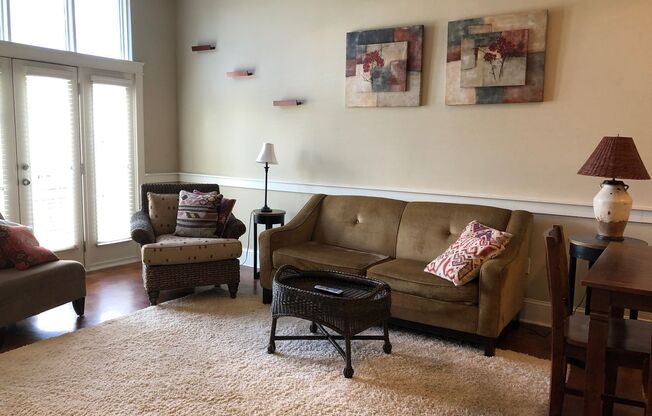 Available May 2024 Furnished  Two Bedroom Condominium available for short or a long term lease.
