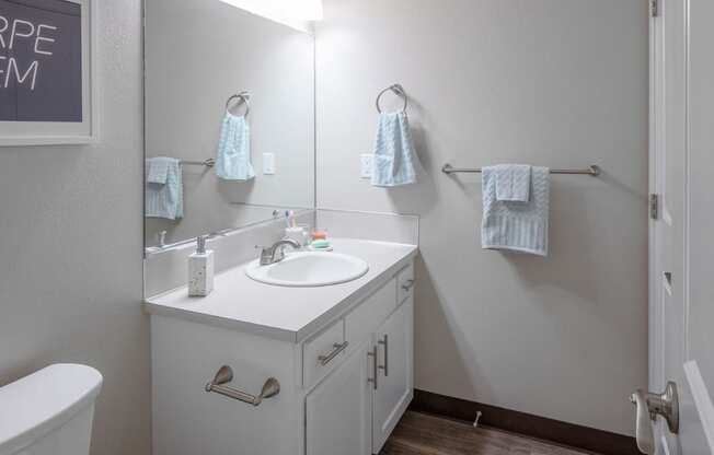 Bathroom at Canyon Park Apartments, Beaverton