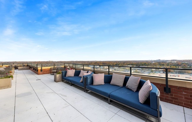 Scenic Views of Rooftop Courtyard at Aurora, North Bethesda