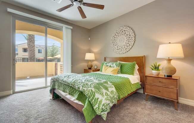 Bedroom at Bella Victoria Apartments in Mesa Arizona January 2021