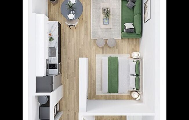 Studio, 1 bath, 451 sqft, $1,499, Unit Unit 303