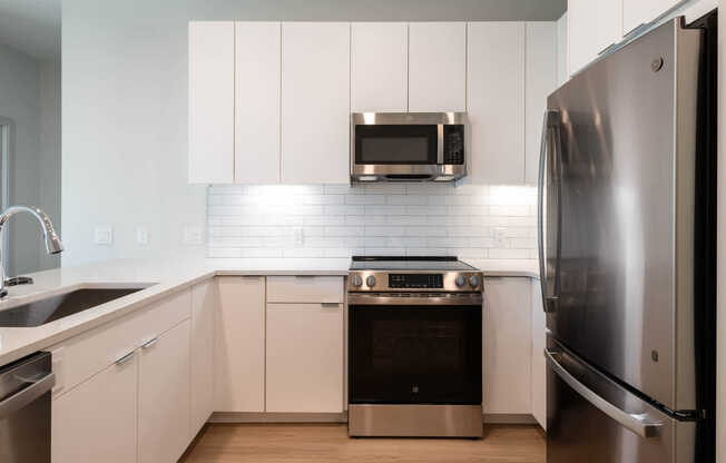 Kitchen with Stainless Steel Appliances