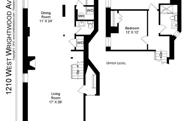 2 beds, 1.5 baths, 1,545 sqft, $3,950, Unit 1210WR-1