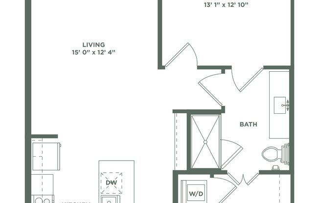 1 bed, 1 bath, 770 sqft, $1,475