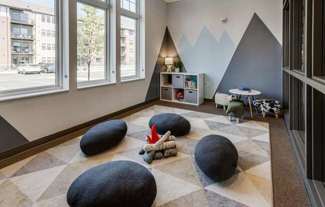 Let's play! Our play room is a favorite space for kids