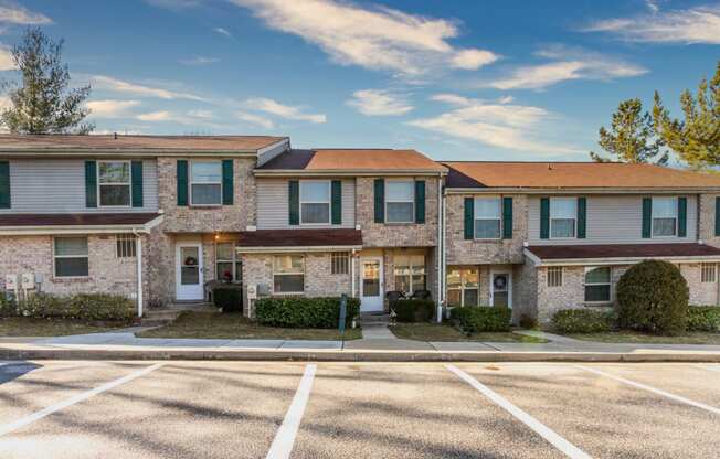 Spring Hill Townhome front exterior at Spring Hill Apartments & Townhomes, Maryland, 21234