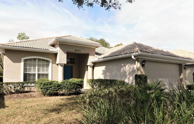 Annual fully furnished three bedroom home in The Pinnacle of gated East Lake Woodlands for long term rental