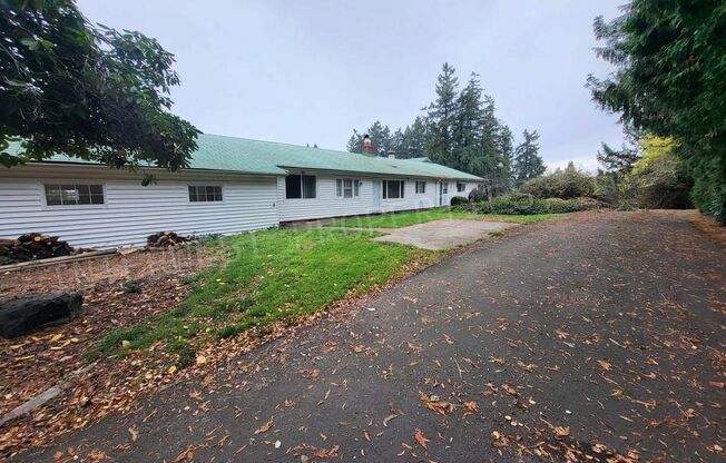 Classic Farmhouse on Murray w/Acreage, Multiple Bonus Rooms, & Mt. Hood View