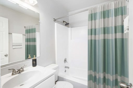 Bedroom with Private Bath at Hyde Park Townhomes, PRG Real Estate Management, Chester, VA, 23831