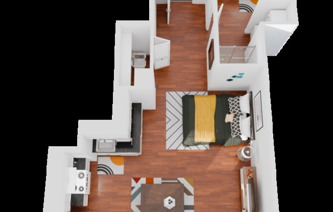 Studio, 1 bath, 439 sqft, $1,785