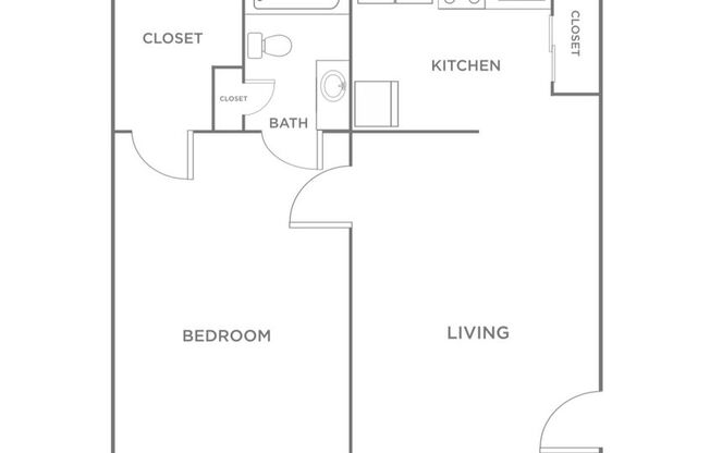 1 bed, 1 bath, 650 sqft, $889, Unit 1212F