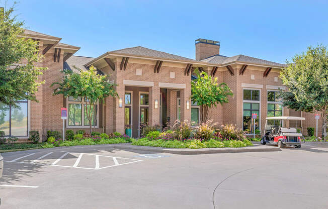 Ample Parking Area at Mansfield on the Green, Texas