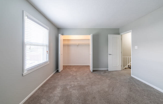 Attached closet at Barrington Estates Apartments, Indianapolis, 46260