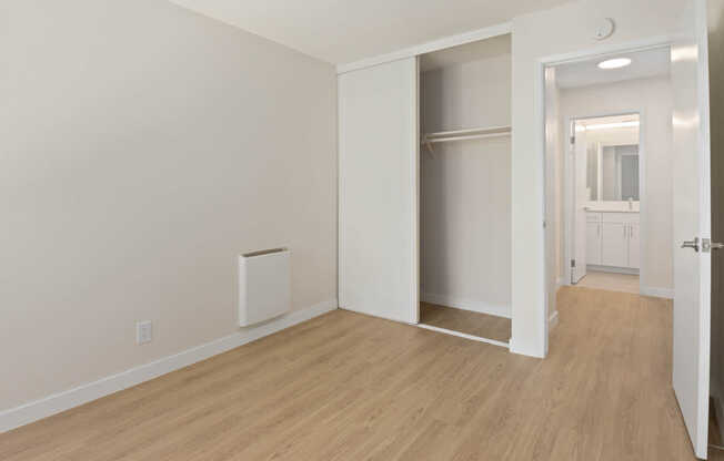 Bedroom with Hard Surface Flooring