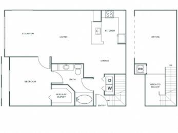 1 bed, 1 bath, 1,173 sqft, $1,956