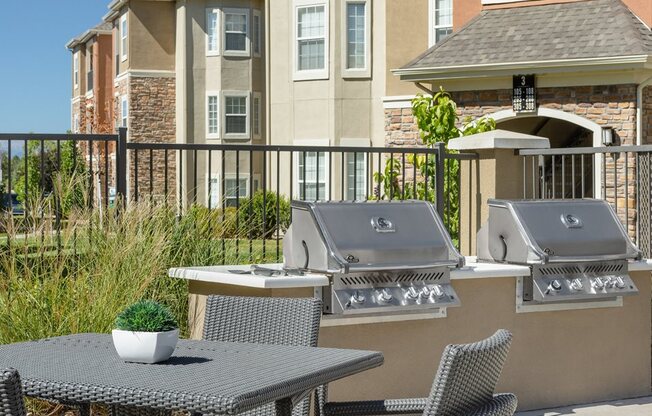 Outdoor grilling areas