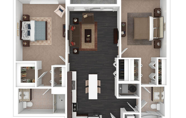 2 beds, 2 baths, 1,137 sqft, $3,588