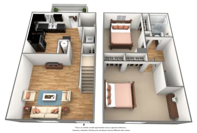 2 beds, 1.5 baths, 1,030 sqft, $1,250