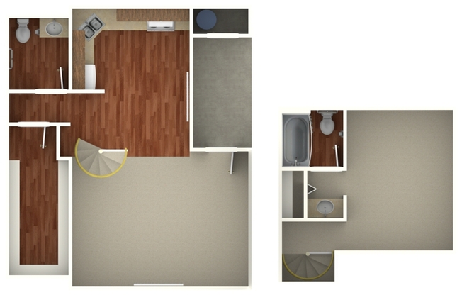 1 bed, 1.5 baths, 737 sqft, $946