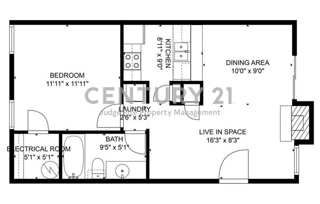 1 bed, 1 bath, $1,300, Unit # 111