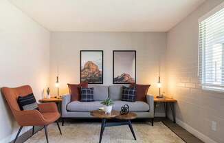 Living Room at Avani North Tucson Apartments in Tucson Arizona