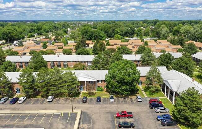 apartment complex with off-street parking