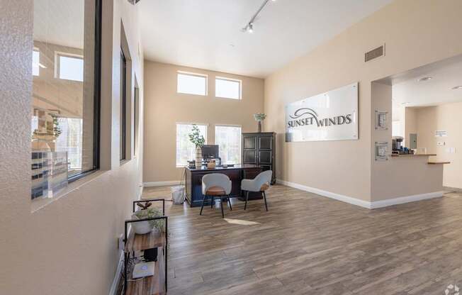 Leasing office at Sunset Winds in Henderson, NV 89014