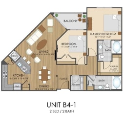 2 beds, 2 baths, 1,170 sqft, $2,350