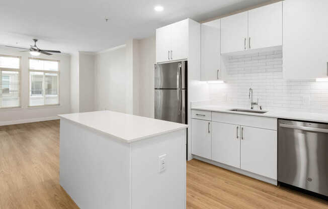 Kitchen with Stainless Steel Appliances